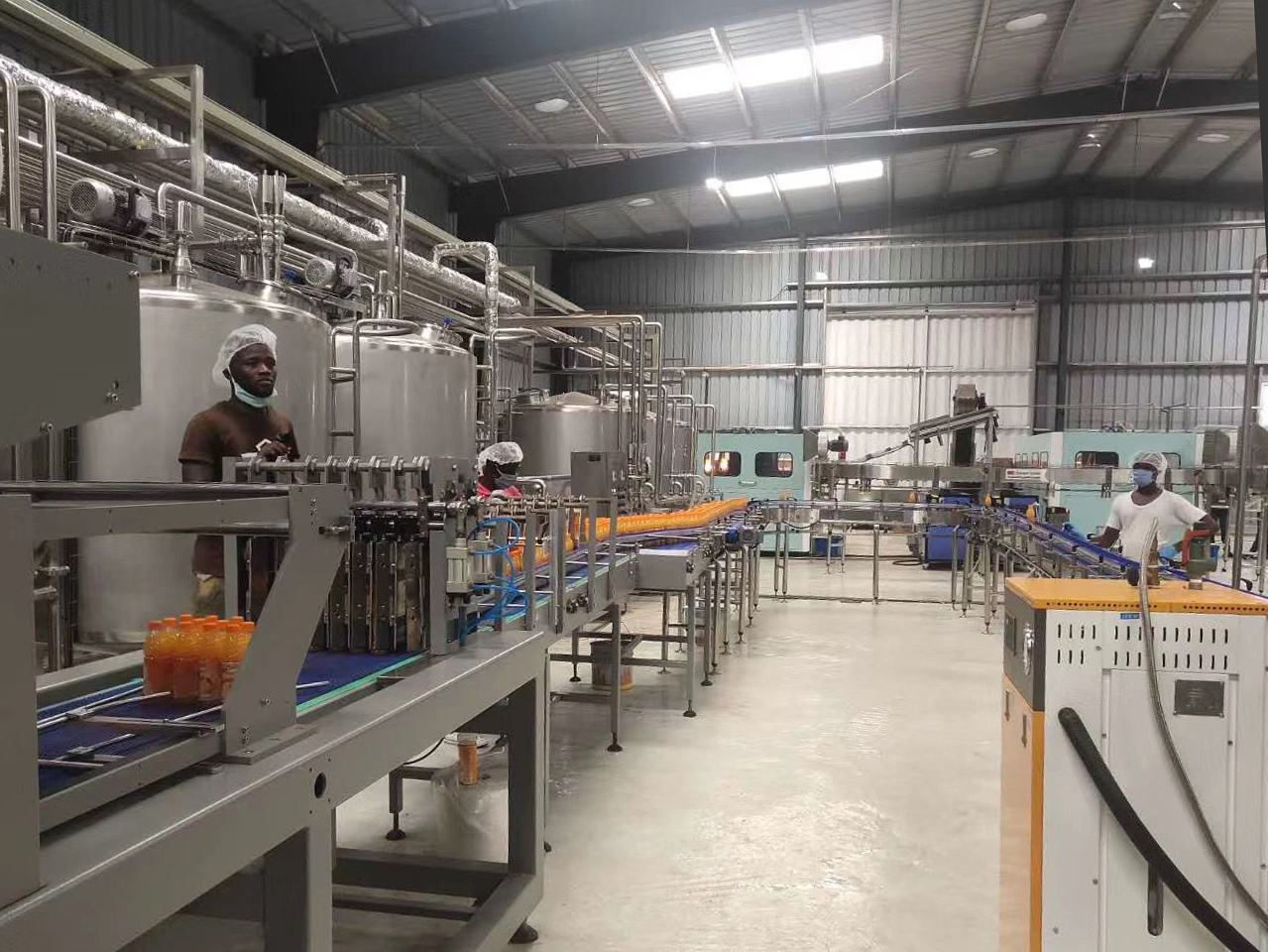 [2020 May 20] The commissioning of the 10,000 bottles per hour juice