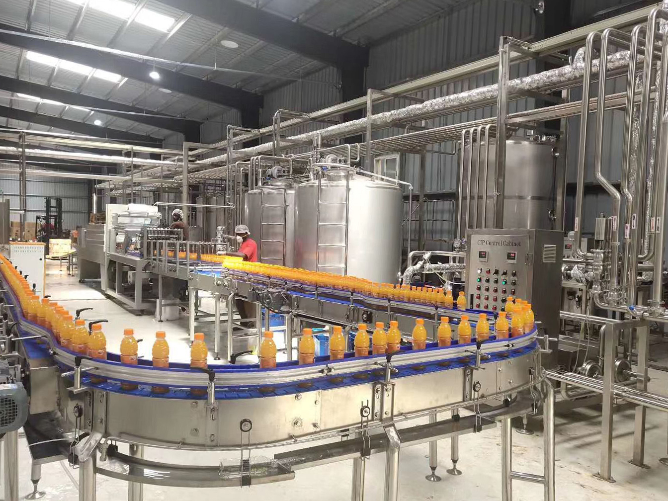 [2020 May 20] The commissioning of the 10,000 bottles per hour juice